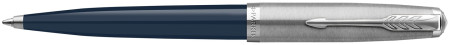 Parker 51 Ballpoint Pen - Midnight Blue Resin Chrome Trim