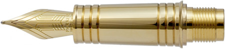 Parker Premier Pre-2017 Gold Trim Nib - Solid 18K Gold