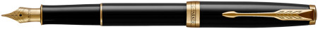 Parker Sonnet Fountain Pen - Black Lacquer Gold Trim