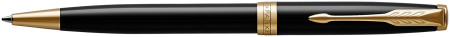 Parker Sonnet Ballpoint Pen - Black Lacquer Gold Trim