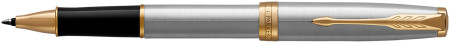 Parker Sonnet Rollerball Pen - Stainless Steel Gold Trim