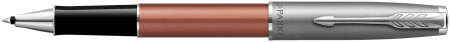 Parker Sonnet Essentials Rollerball Pen - Matte Orange & Sandblasted Steel