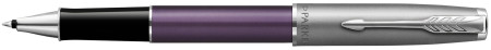 Parker Sonnet Essentials Rollerball Pen - Matte Violet & Sandblasted Steel