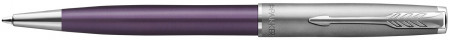 Parker Sonnet Essentials Ballpoint Pen - Matte Violet & Sandblasted Steel