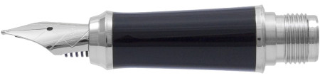 Parker Urban Black Chrome Trim Nib - Stainless Steel