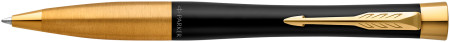 Parker Urban Ballpoint Pen - Matte Black Gold Trim