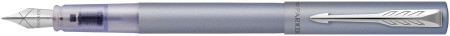 Parker Vector XL Fountain Pen - Silver Blue Chrome Trim