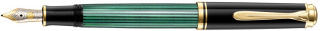 Pelikan Souverän 400 Fountain Pen - Black & Green