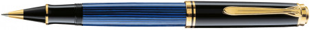 Pelikan Souverän 400 Rollerball Pen - Black & Blue
