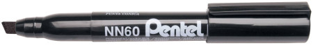 Pentel NN60 Permanent Marker - Chisel Tip - Black