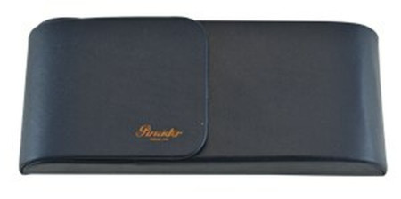 Pineider Pen Case for Three Pens - Blue