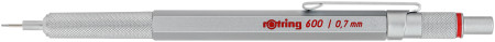 Rotring 600 Mechanical Pencil - Silver Barrel - 0.70mm