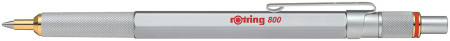 Rotring 800 Ballpoint Pen - Silver Barrel