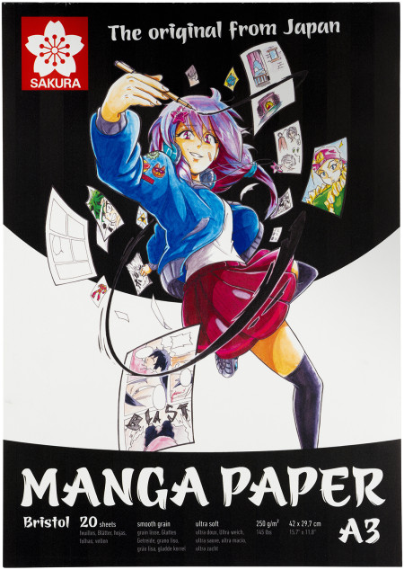 Sakura Manga Pad - A3