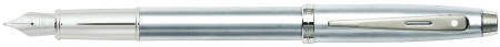 Sheaffer 100 Fountain Pen - Brushed Chrome Nickel Trim