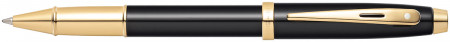 Sheaffer 100 Rollerball Pen - Gloss Black Gold Trim