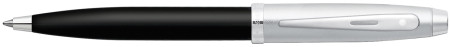 Sheaffer 100 Ballpoint Pen - Gloss Black Brushed Chrome