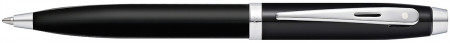 Sheaffer 100 Ballpoint Pen - Matte Black Chrome Trim