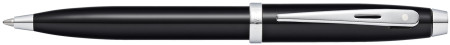 Sheaffer 100 Ballpoint Pen - Black Lacquer Chrome Trim