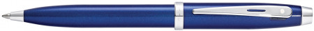 Sheaffer 100 Ballpoint Pen - Blue Lacquer Chrome Trim