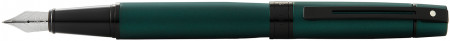 Sheaffer 300 Fountain Pen - Matte Green Lacquer PVD Trim