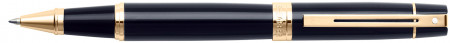 Sheaffer 300 Rollerball Pen - Gloss Black Gold Trim