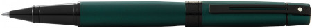 Sheaffer 300 Rollerball Pen - Matte Green Lacquer PVD Trim
