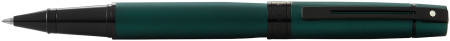 Sheaffer 300 Rollerball Pen - Matte Green Lacquer PVD Trim