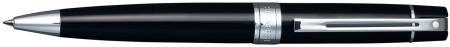 Sheaffer 300 Ballpoint Pen - Gloss Black Chrome Trim