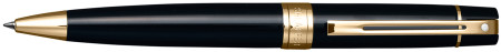 Sheaffer 300 Ballpoint Pen - Gloss Black Gold Trim