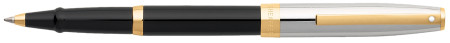 Sheaffer Sagaris Rollerball Pen - Black Lacquer Chrome & Gold