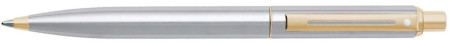 Sheaffer Sentinel Ballpoint Pen - Brushed Chrome Gold Trim