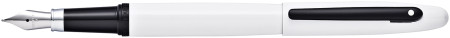 Sheaffer VFM Fountain Pen - White Lacquer Black Trim