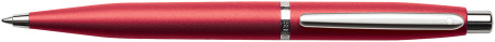 Sheaffer VFM Ballpoint Pen - Excessive Red Chrome Trim