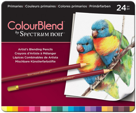 Spectrum Noir Colourblend Pencils - Primaries (Tin of 24)