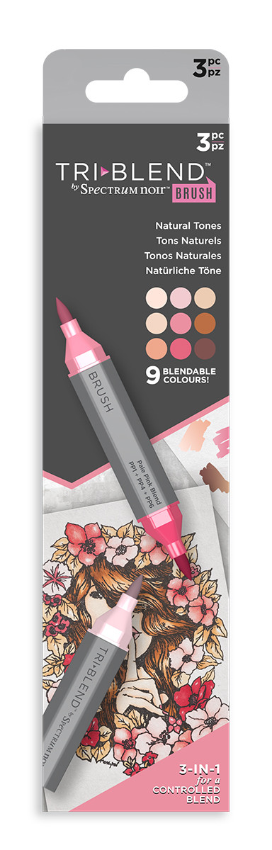 Spectrum Noir TriBlend Markers - Natural Tones (Pack Of 3)