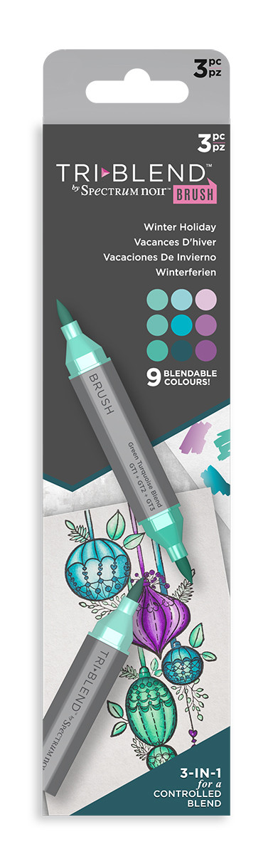 Spectrum Noir TriBlend Markers - Winter Holiday (Pack Of 3)