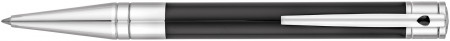S.T. Dupont D-Initial Ballpoint Pen - Black Lacquer Chrome Trim