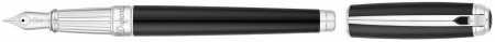 S.T. Dupont Line-D Large Fountain Pen - Black & Palladium