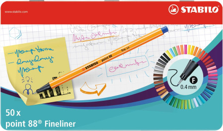 SCHNEIDER LINE-UP FINELINER - available in 14 brilliant colors; 0.4mm