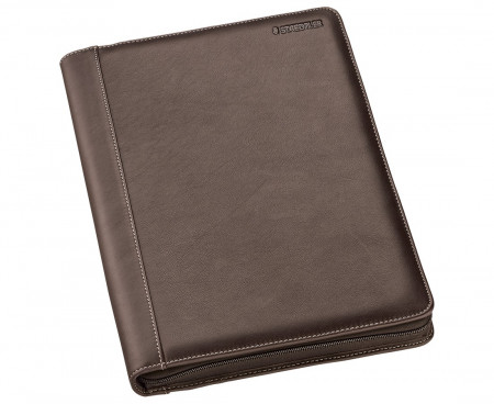 Staedtler Premium Leather Conference Folder - A4 Brown