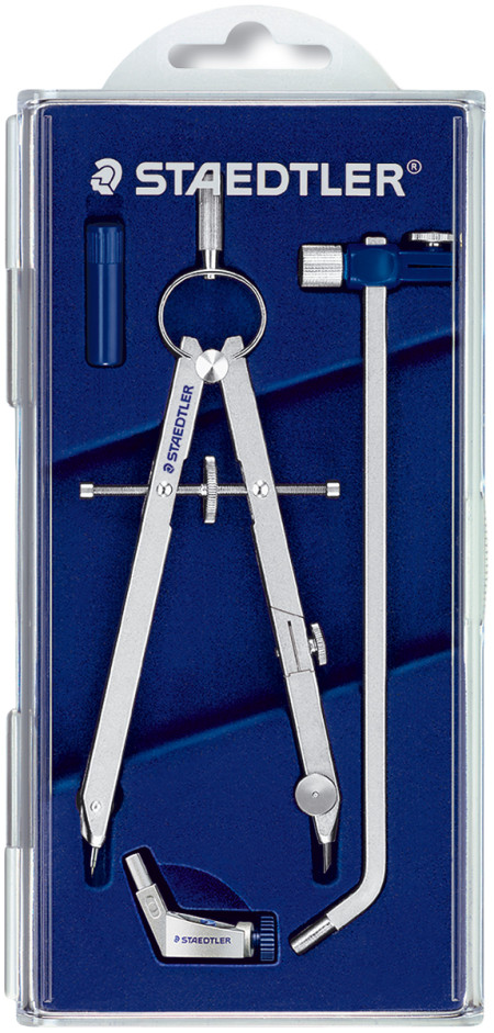 Staedtler Mars Comfort - Precision Compass with Universal Adaptor and Extension Bar