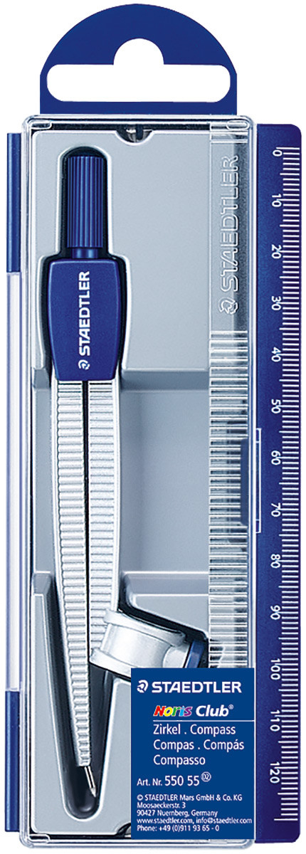 Staedtler Noris Club - School Compass with Integral Universal Adaptor