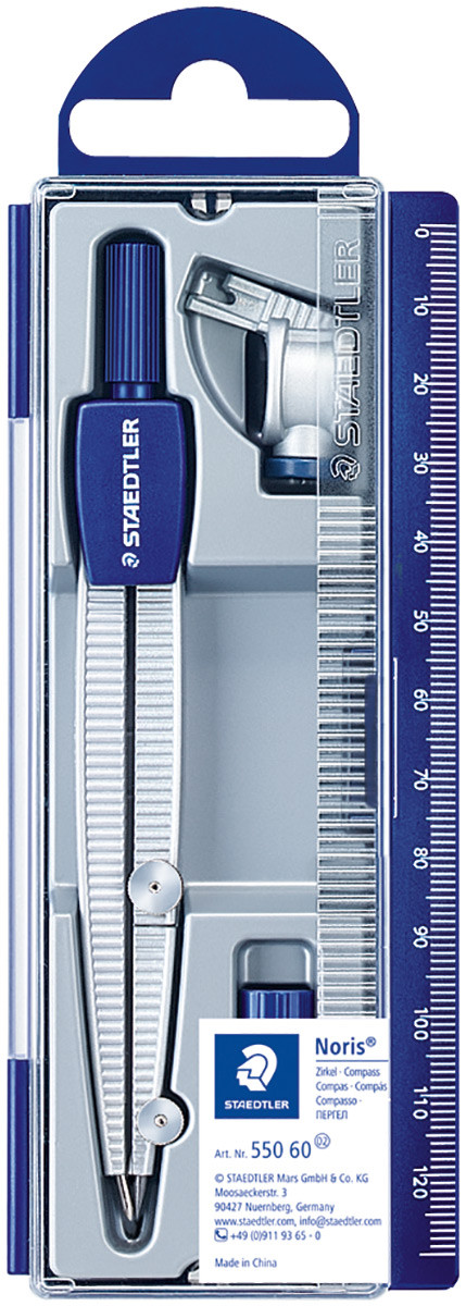 Staedtler Noris Club - School Compass plus Universal Adaptor