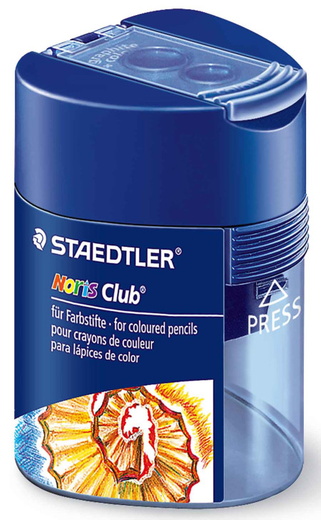 Staedtler Noris Club Triangular Sharpener - Double-Hole