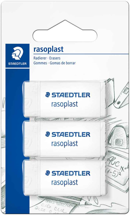 Staedtler Rasoplast Eraser (Pack of 3)