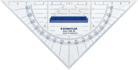 Staedtler Mars - Geometry Set Squares with Grip - 16cm