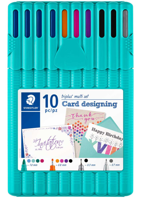 Staedtler Triplus Card Designing Set (Pack of 10)