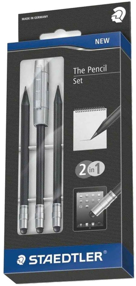 Staedtler Sketching Pencils and Extender (Pack of 3)