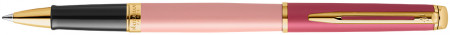 Waterman Hemisphere Rollerball Pen - Colour Blocking Pink Gold Trim